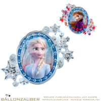 Folienballon Spiegel Disney Frozen 2 bunt 76cm = 30inch