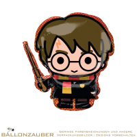 Folienballon Harry Potter mit Zauberstab bunt 78cm = 31inch