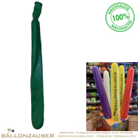 Latexballon Bannerballon Zeppelin Grün Ø16cm Länge 130cm
