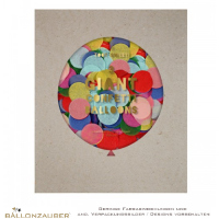 3 Latexballons Rund Meri Meri Giant Confetti Balloons bunt Ø80cm Umf. 225cm 32inch