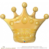 Folienballon Krone gold metallic 104cm = 41inch