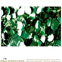 Stanzoptikfolie Blüten auf Vinylfolie schwer entflammbar Grün