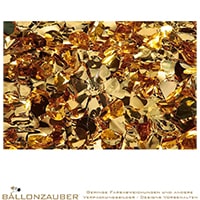 Stanzoptikfolie Blüten auf Vinylfolie schwer entflammbar Gold