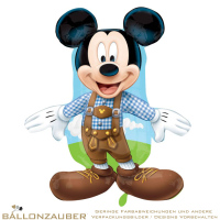 Folienballon Mickey Maus Lederhose bunt 80cm = 31inch