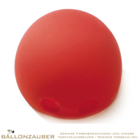 Clownsnase kugelrund rot aus Naturlatex