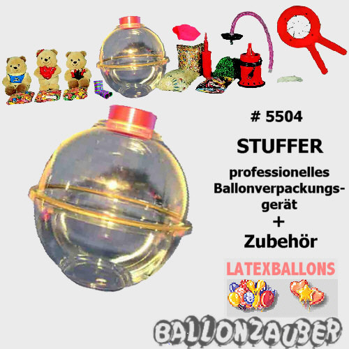 Stuffer-Kugel Ballonverpackungs-Set +Zub. Zangentechnik