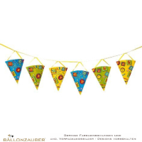 Girlande Schultüten Alles Gute zum Schulanfang bunt Raumdekoration zum Aufhängen