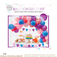 Ballongirlandenset 4m Ballonkette organisch Colorfull individuell selbst gestalten