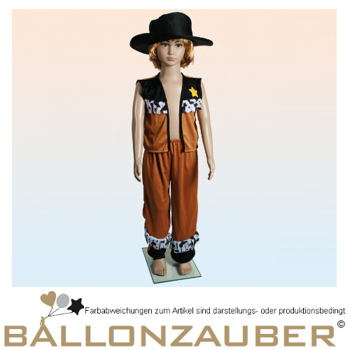 Kinderkostüm Cowboy div. Größen