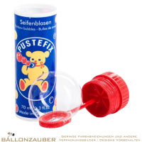 Pustefix Seifenblasenkonzentrat 70ml Gropackung mit Ring zur Herstellung von Seifenblasen