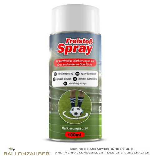 Freistoß-Spray Markierungsspray Schaum 100ml weiss Fussball Fanartikel