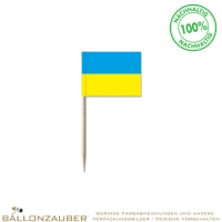 Minifahnen Käsepicker Ukraine Blau Gelb