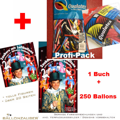 Buch Zaubern mit Luftballons Figuren f. Anfnger + passende Modellierballons