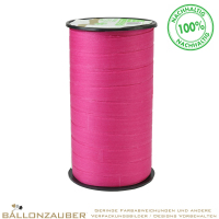 koband 1cm breit Pattberg Cottonfield Pink zum Verpacken oder als Ballonband