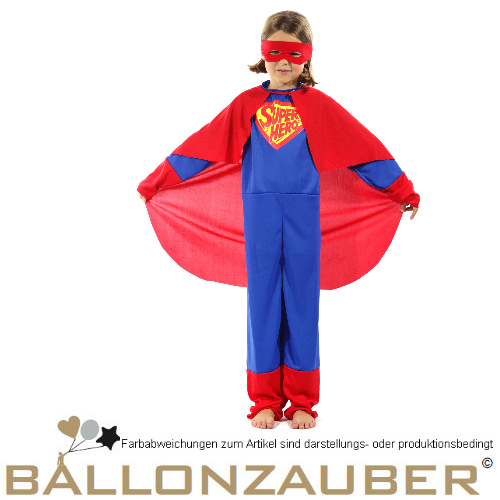 Kinderkostüm Superman Superheld Karneval Fasching Kindergeburtstag