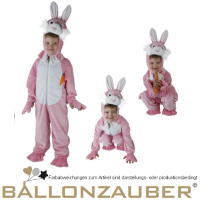 Kinderkostm Hase Pink Karneval Ostern