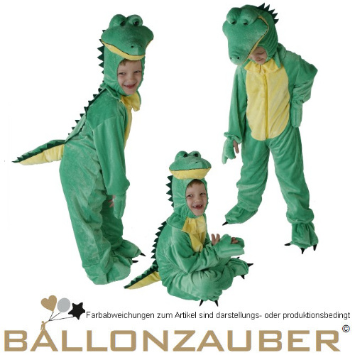 Kinderkostüm Krokodil Grün Karneval Geburtstag