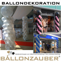 Ballonsule mit Standfu in div. Farben