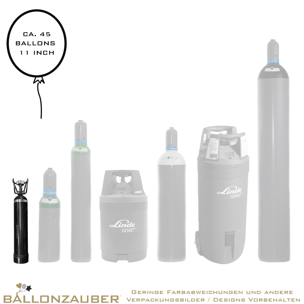 Ballongas Mietflasche ca 0,5cbm