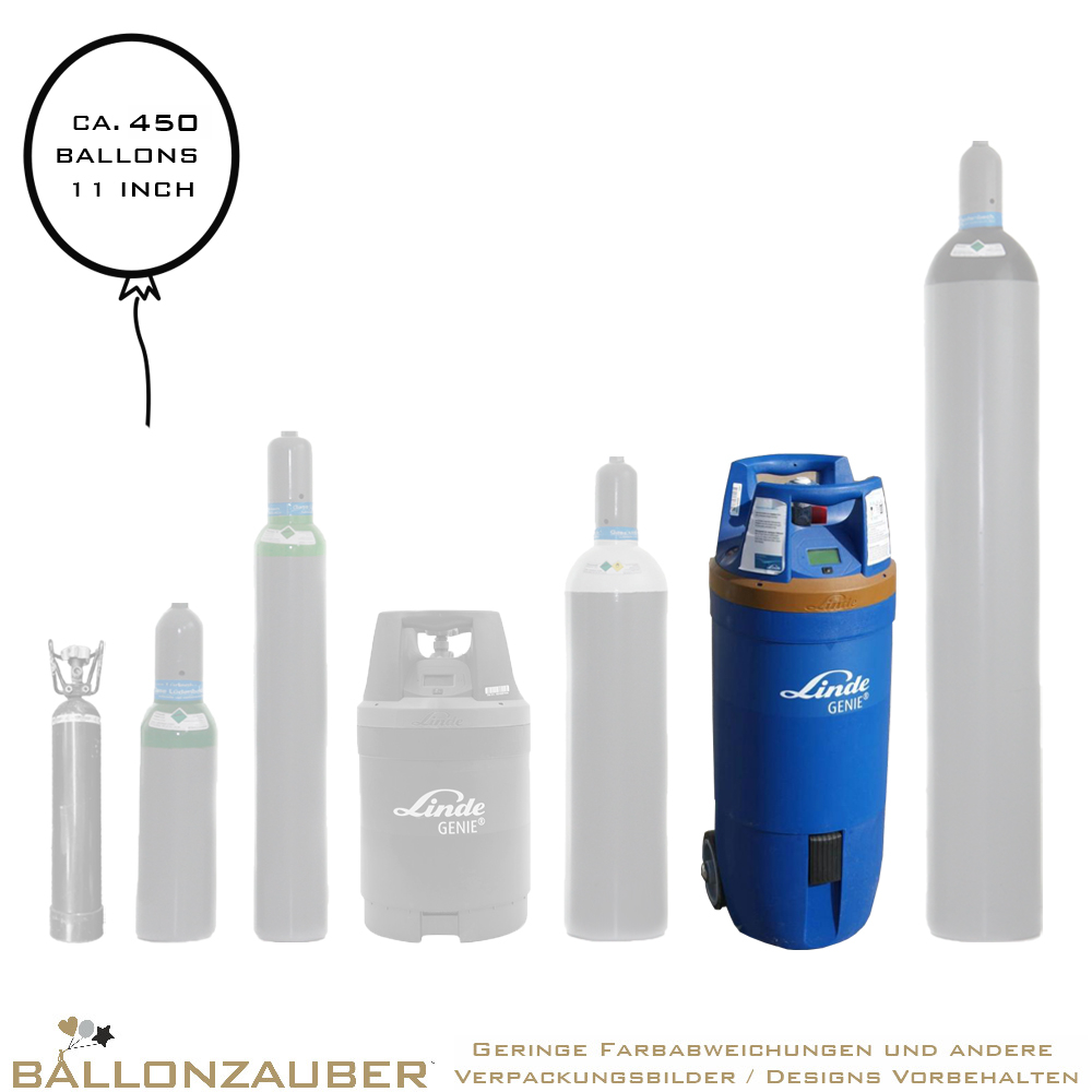 Ballongas Mietflasche ca 5,27cbm