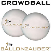1 Werbeballon Crowdball Rund indiv. Druckmotiv möglich Ø200cm = 82inch Umf. 630cm