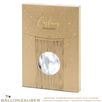 Vorhang 250 x 90 cm Partyvorhang Glittervorhang silber zum Aufhängen