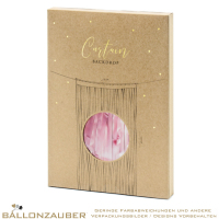 Vorhang 250 x 90 cm Partyvorhang Glittervorhang rosegold zum Aufhängen Dekoration