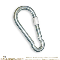 Zubehör Karabiner 60mm silber, Karabiner-Haken