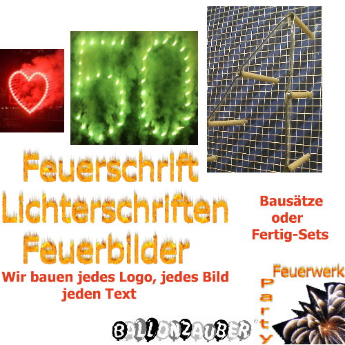 Feuerbild Feuerschrift