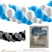 Ballongirlandenset Rund diverse Farben möglich Ø30cm Umf. 95/105cm 11inch Ballon