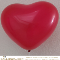 Latexballon Herzballon Premium extra stark Farbe frei wählbar Ø40cm = 16inch Umf. 115cm