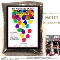 Ballonnetz Rhrennetz Reli-A-Drop schwarz Ballonregen fr 500 Ballons