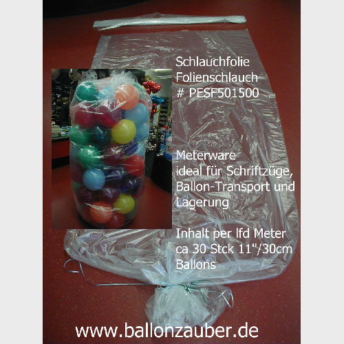 Schlauchfolie Folienschlauch 100cm Durchmesser
