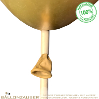 Ballonstab Oeko 100 % biologisch abbaubar 2-tlg Papier-Rohr m. Hülse