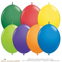Qualatex Quicklinks Kettenballon diverse Farben standard Ø33cm Umf. 105cm 12inch