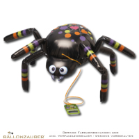 Folienballon Airwalker Spinne bunt nonmetallic 57cm = 22inch