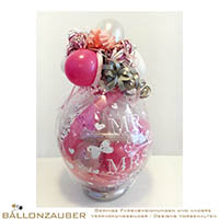 Verpackungsballon Geschenkballon Kat. 3 DeLuxe transparent