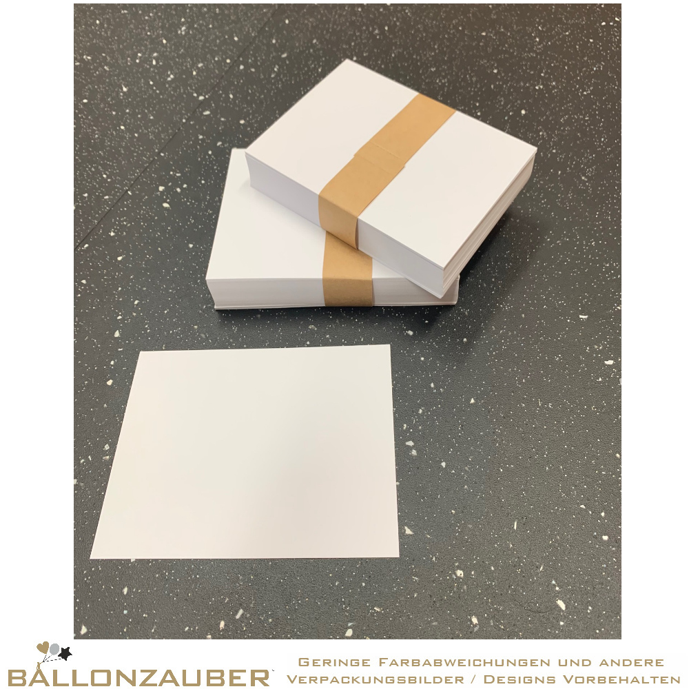 100 Stck Karten Neutral  