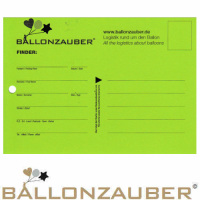 50 Stck Weitflugkarten Neutral Ballonzauber Standard grn fr