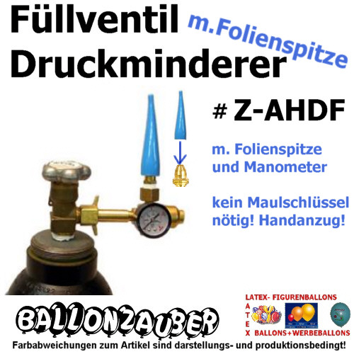 Ballonventil Füllventil Druckminderer für Latexballons