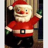 Figur Nikolaus Weihnachtsmann 2,5m Winter Weihnachten Dekoration