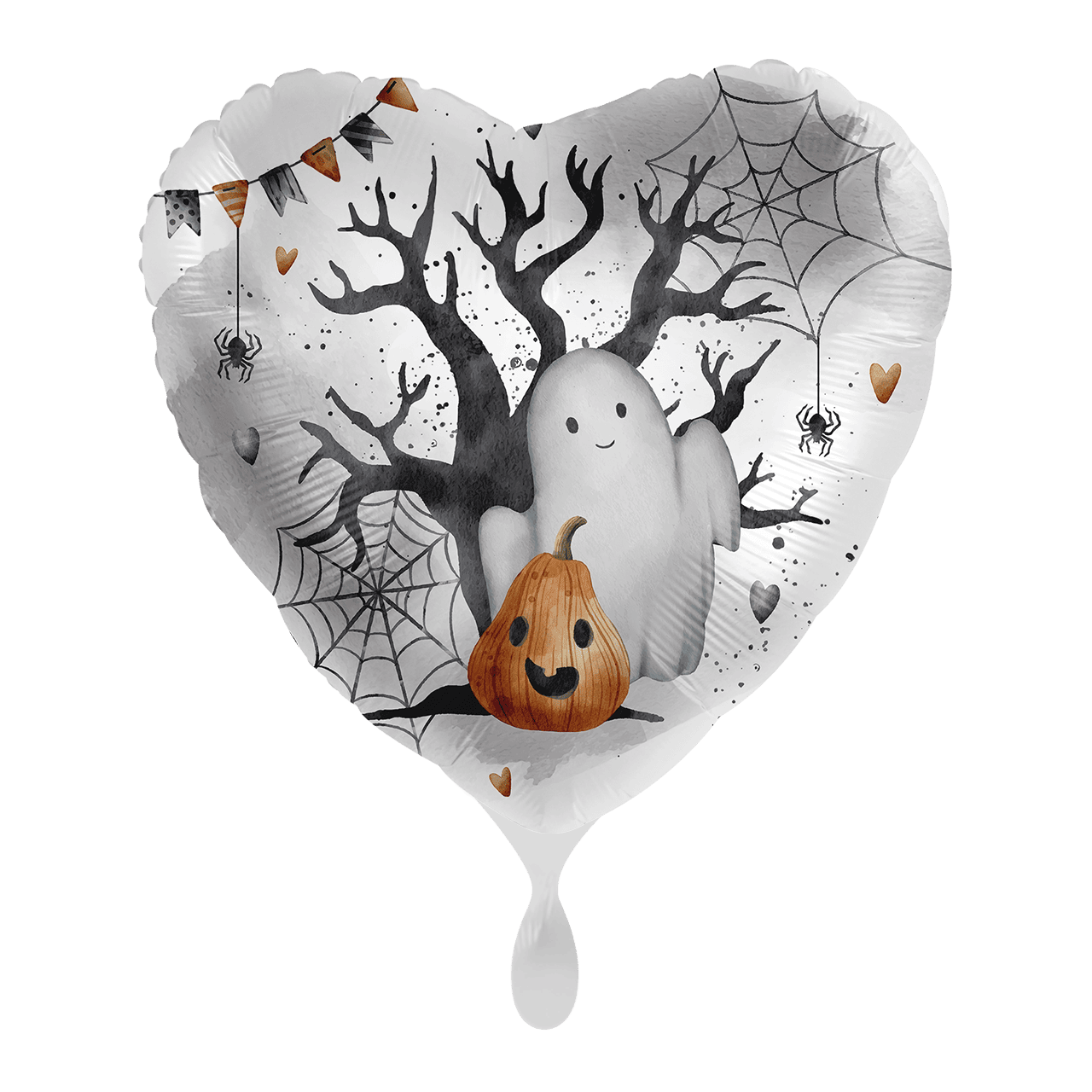 Folienballon - Friendly Ghost & Pumpkin - 45cm