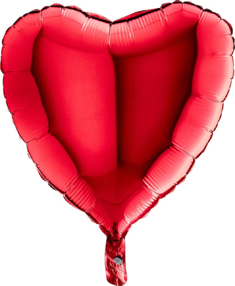 Folienballon - Herz - Rot - 45cm