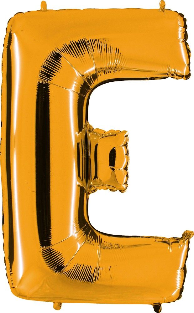 Folienballon - Buchstabe E - Gold 