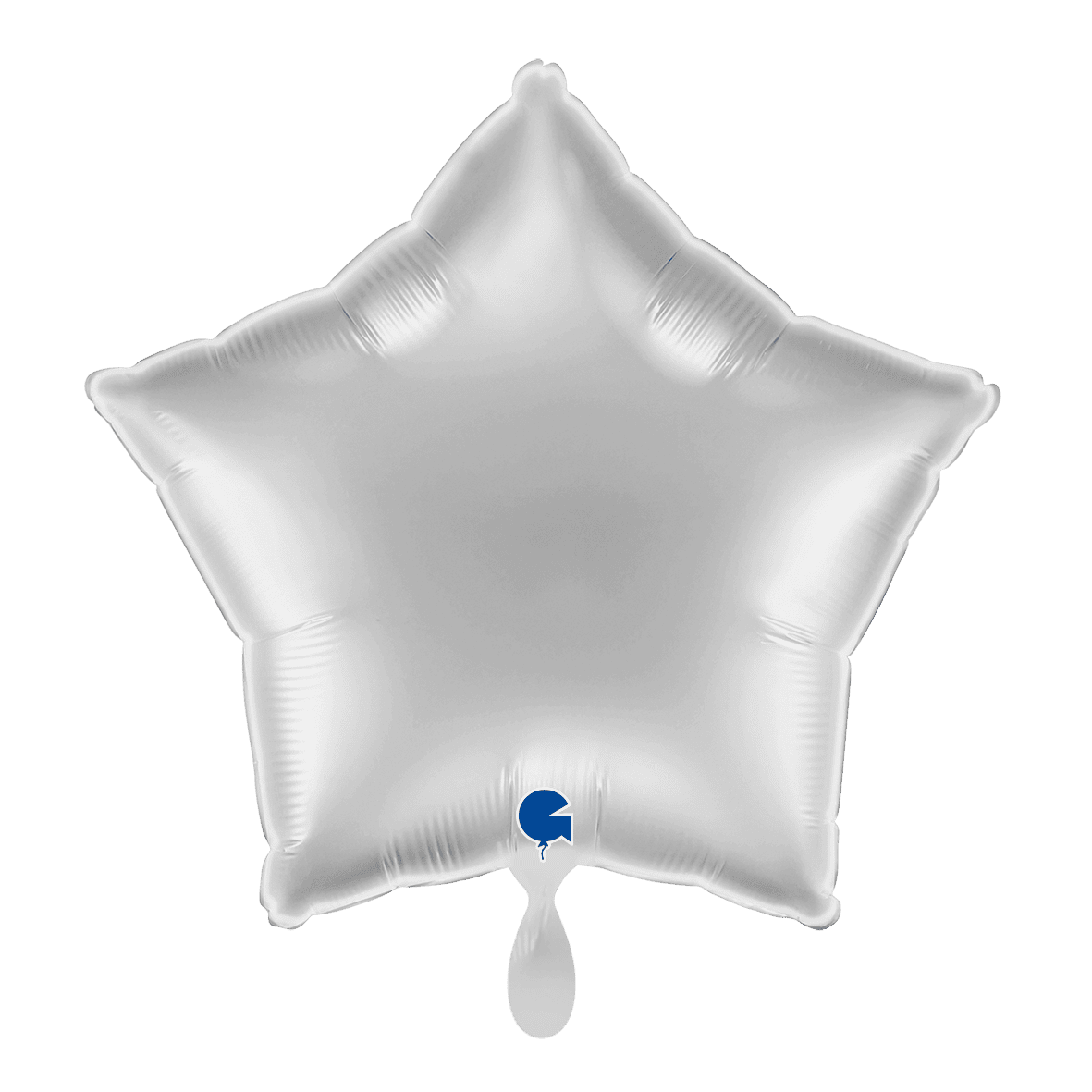 Folienballon - Stern - Silber - 45cm