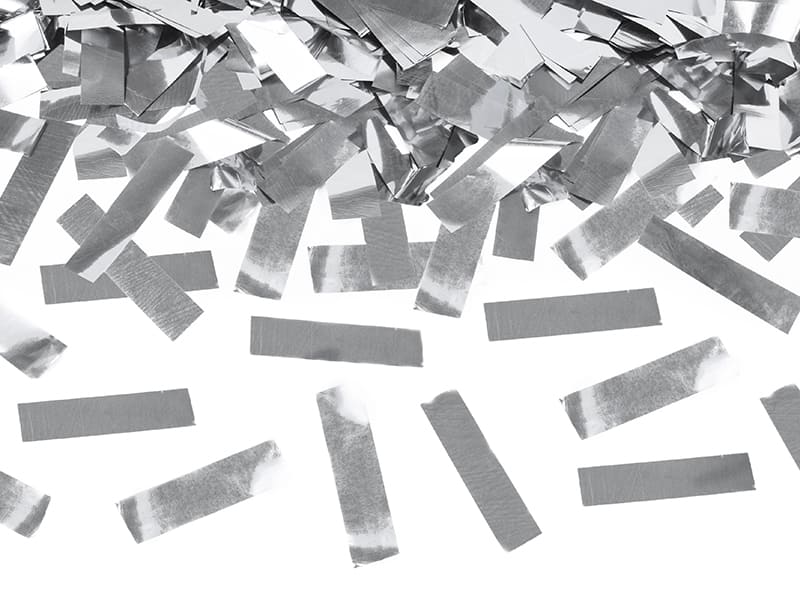 Folie Streifen Silber