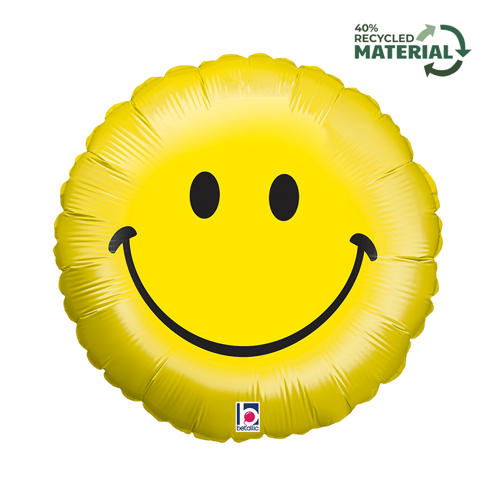 Folienballon - Smiley - 45cm