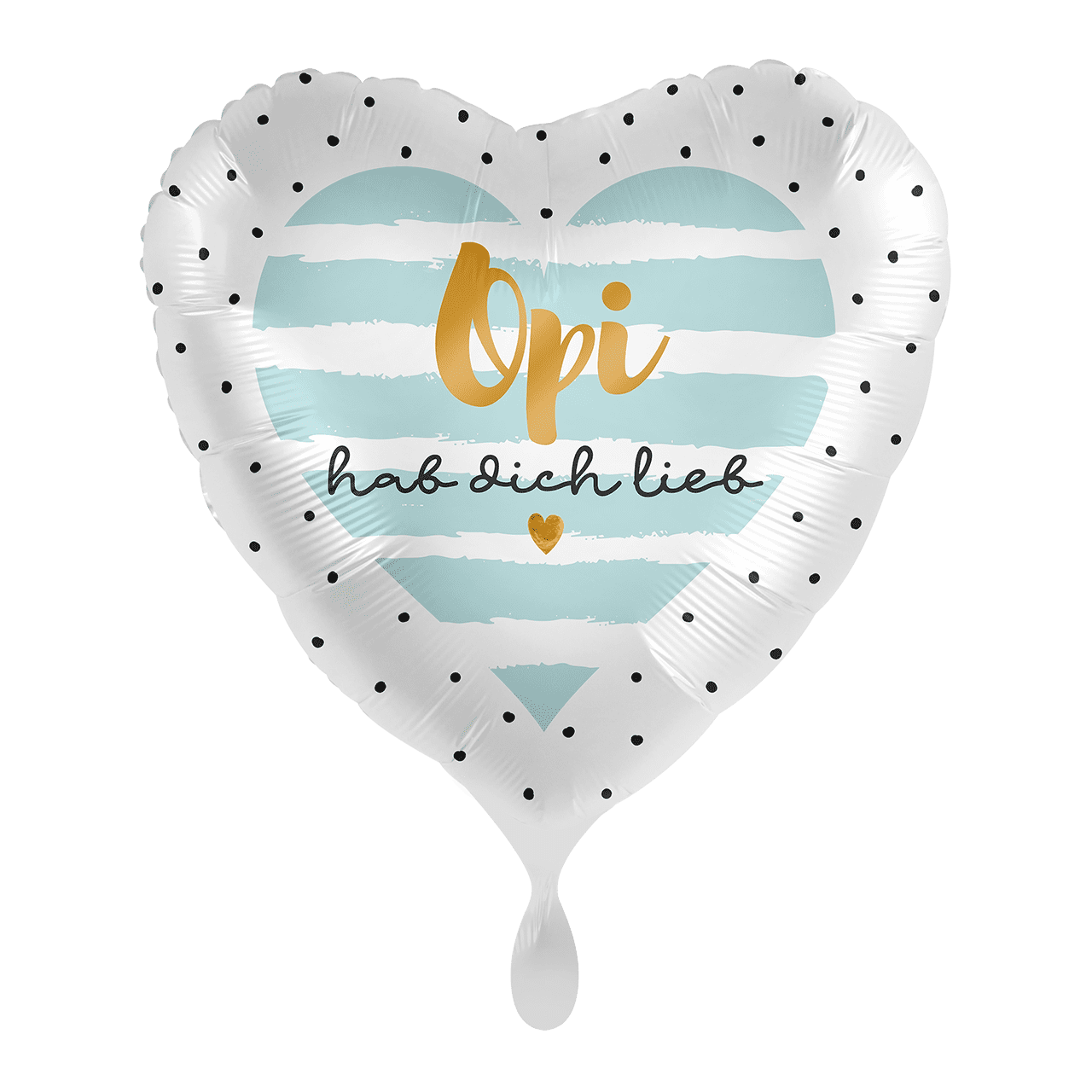 Folienballon - Opa hab dich lieb - 45cm