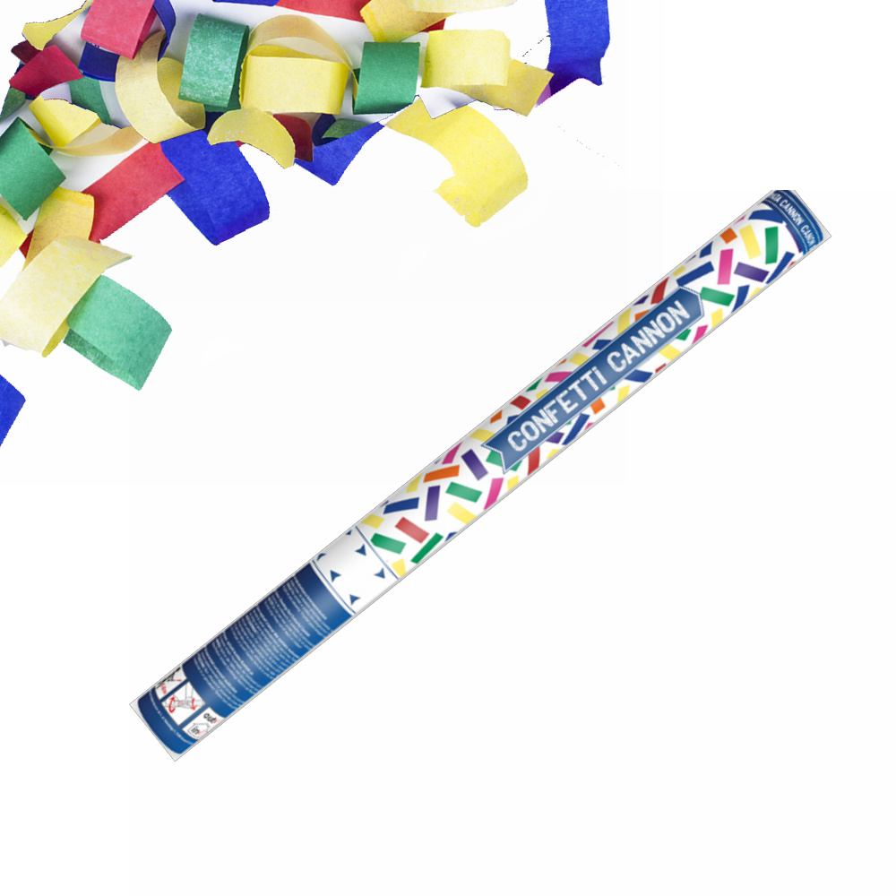  Konfettikanone - Papier Bunt - 60cm