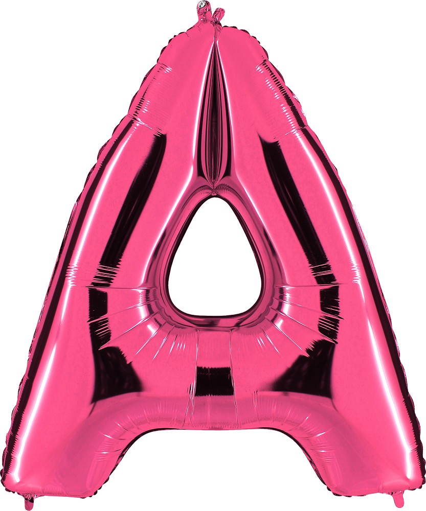 Folienballon - Buchstabe A - Pink 